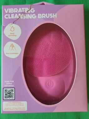 Vibrating Cleansing Brush Pink